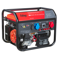 Бензиновый генератор Fubag BS 8500 XD ES DUPLEX + 4Т Extra + Комплект колес и ручек FUBAG в ПОДАРОК портативный фото