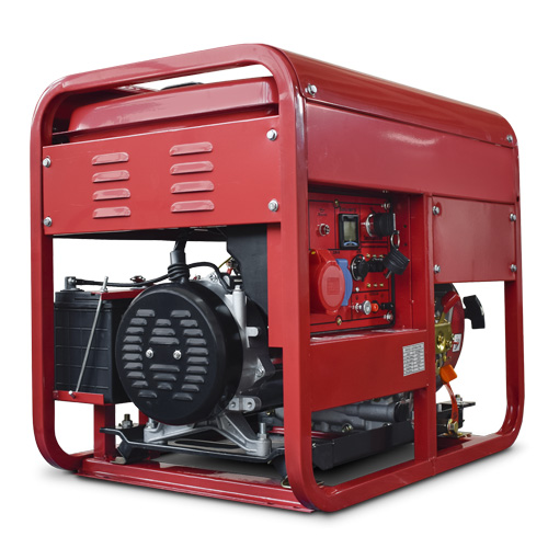 Дизельный генератор REDVOLT EPD7500EA3 EPD7500EA3 на колесах фото