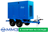 Дизельный генератор ТСС ЭД-100-Т400-1РПМ1 032559 на шасси фото
