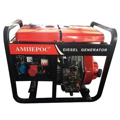 Дизельный генератор Амперос LDG7500СLE-3 стартер фото