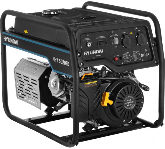 Бензиновый генератор Hyundai HHY 5020FE для газового котла фото