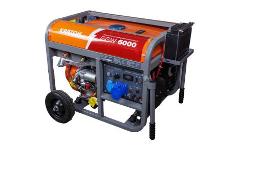 Бензиновый сварочный генератор КРАТОН GGW-6000 фото