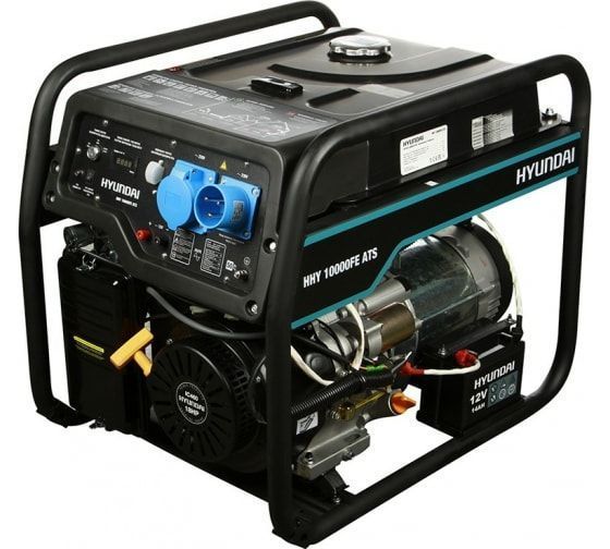 Бензиновый генератор Hyundai HHY 10000FE ATS с автозапуском портативный фото