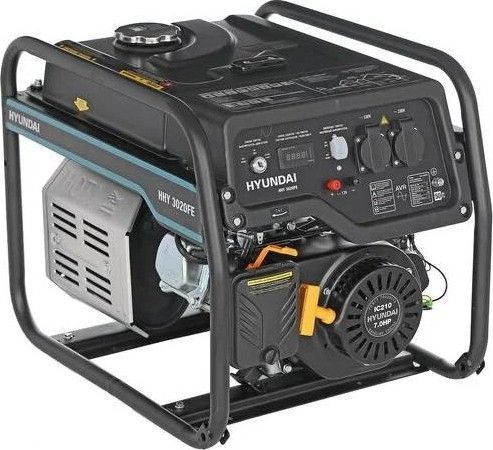 Бензиновый генератор Hyundai HHY 3020FE портативный фото