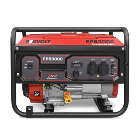 Бензиновый генератор REDVOLT EPB3000 для дома фото