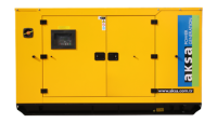 Дизельный генератор Aksa APD75A в кожухе с АВР  фото