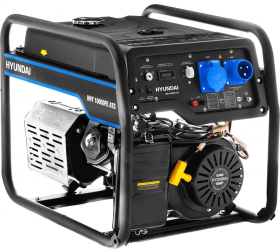 Бензиновый генератор Hyundai HHY 10000FE ATS с автозапуском для дома фото
