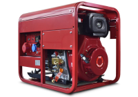 Дизельный генератор REDVOLT EPD7500EA3 EPD7500EA3 на колесах фото