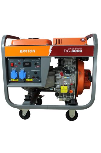 Дизельный генератор КРАТОН DG-3000 3 08 02 025 синхронный фото