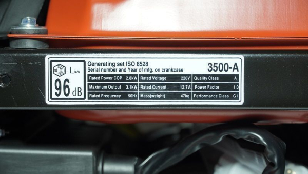 Бензиновый генератор Loncin LC3500-AS на колесах фото