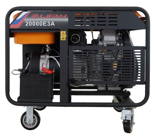 Бензиновый генератор Lifan 20000E3A портативный фото