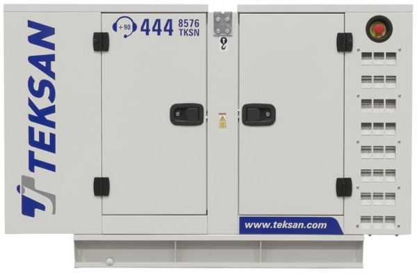 Дизельный генератор TEKSAN TJ50PE5L в кожухе  фото