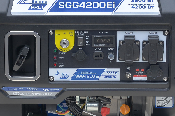 Бензиновый инверторный генератор ТСС SGG 4200Ei с блоком АВР фото