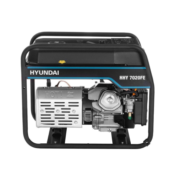 Бензиновый генератор Hyundai HHY 7020FE портативный фото