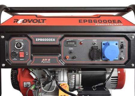 Бензиновый генератор REDVOLT EPB6000EA Бензиновый генератор REDVOLT EPB6000EA фото