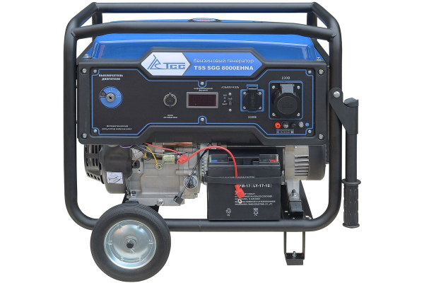 Бензиновый генератор ТСС SGG 8000EHNA в кожухе МК-1.1 армейский фото