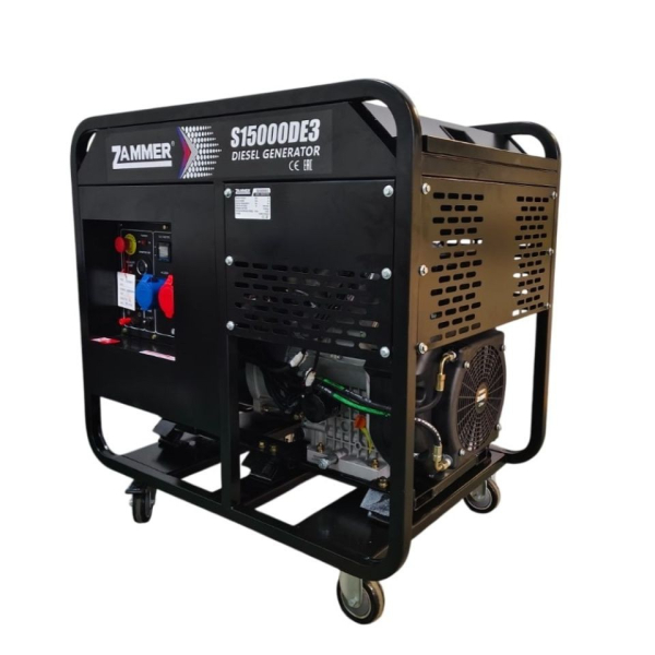 Дизельный генератор Zammer S15000DE3 S15000DE3 портативный фото