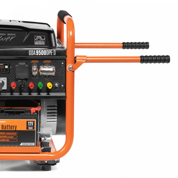 Бензиновый генератор DAEWOO GDA 9500DPE-3 портативный фото