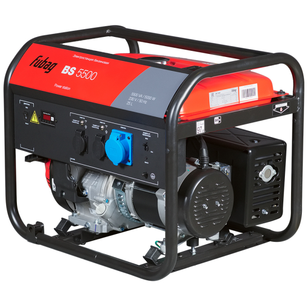 Бензиновый генератор Fubag BS 5500 портативный фото