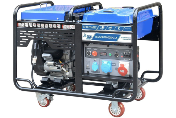 Бензиновый генератор ТСС SGG 16000EH3LA с АВР портативный фото