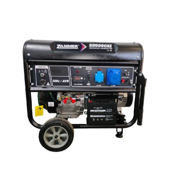 Бензиновый генератор Zammer S9500CXE портативный фото