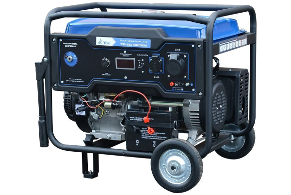 Бензиновый генератор ТСС SGG 5000EHNA в кожухе МК-1.1 армейский фото