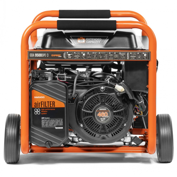 Бензиновый генератор DAEWOO GDA 9500DPE-3 портативный фото
