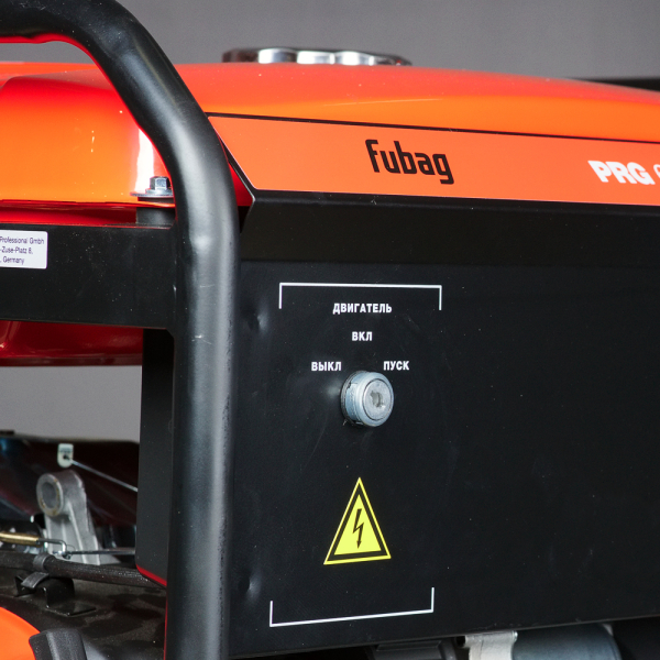 Бензиновый генератор Fubag PRG 5000 ES генератор + Комплект колес и ручек для электростанций в ПОДАРОК портативный фото