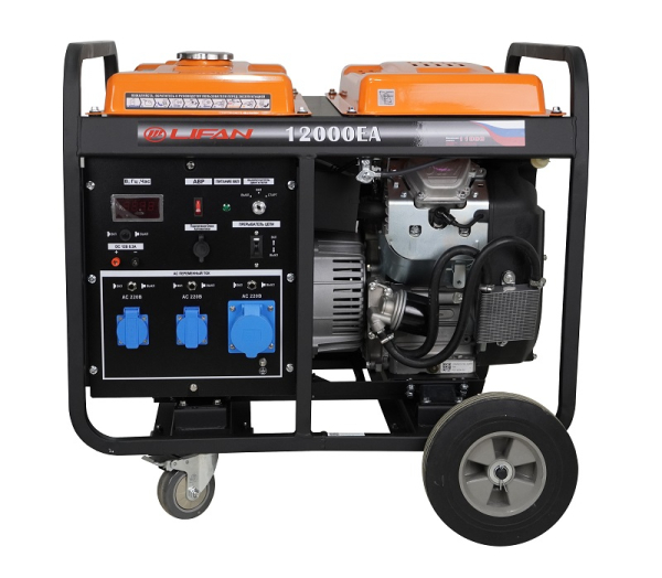 Бензиновый генератор Lifan 10 GF-5A (LF12000ЕА) портативный фото