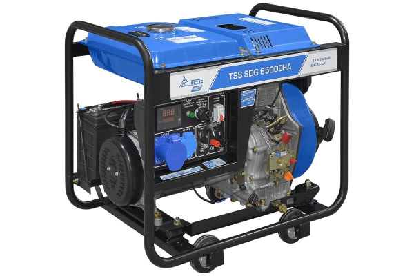 Дизельный генератор ТСС SDG 6500EHA 100048 портативный фото
