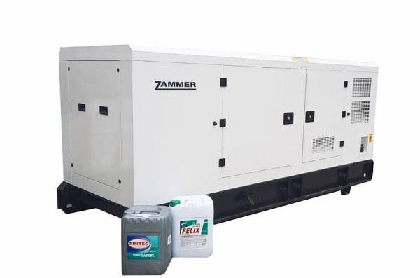 Дизельный генератор Zammer AD-150-Т400 Prof WP6D167E200 в кожухе  бесшумный фото