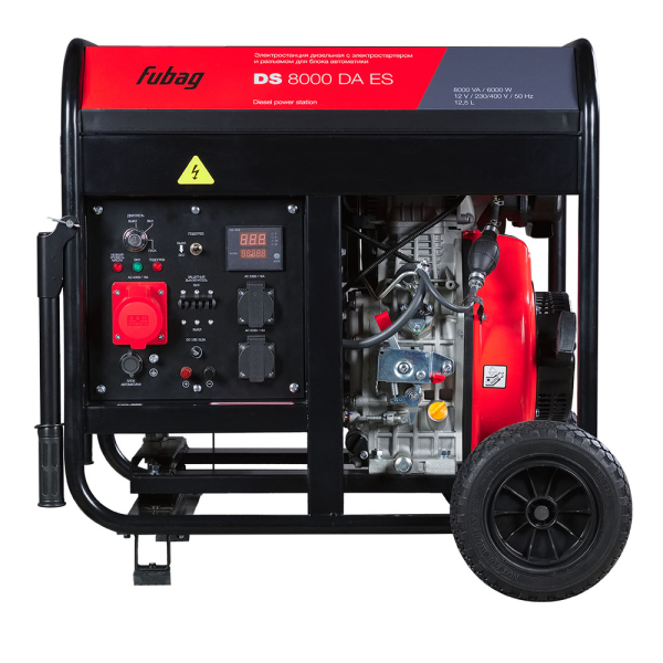 Дизельный генератор Fubag DS 8000 DA ES 646236 на колесах фото