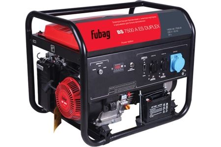 Бензиновый генератор Fubag BS 7500 A ES Duplex фото