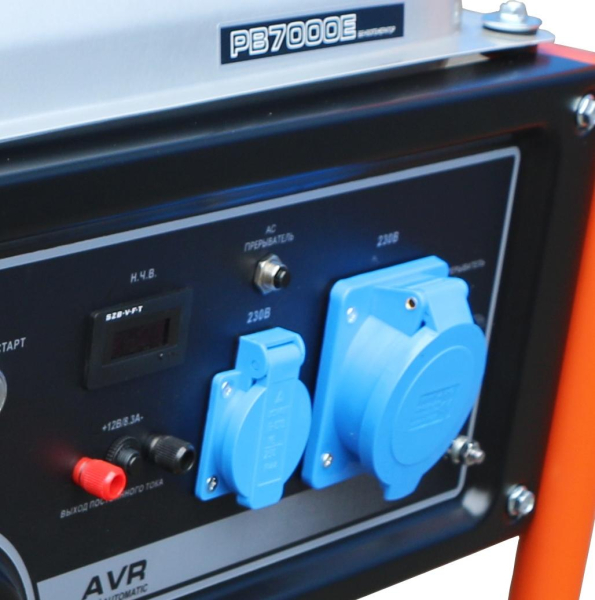 Бензиновый генератор Zongshen PB 7000 E портативный фото