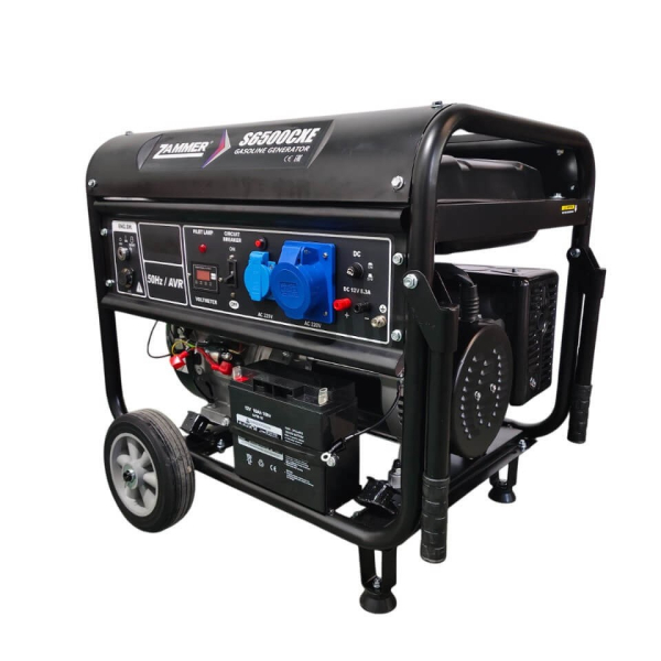 Бензиновый генератор Zammer S6500CXE для дачи фото