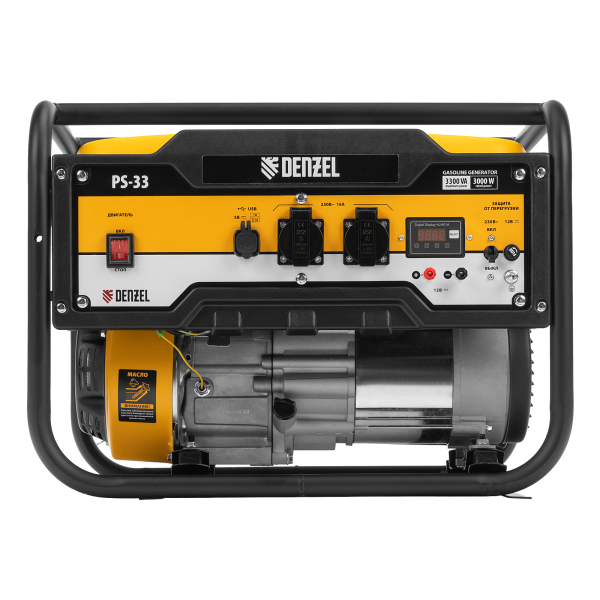 Бензиновый генератор DENZEL PS 33 для газового котла фото