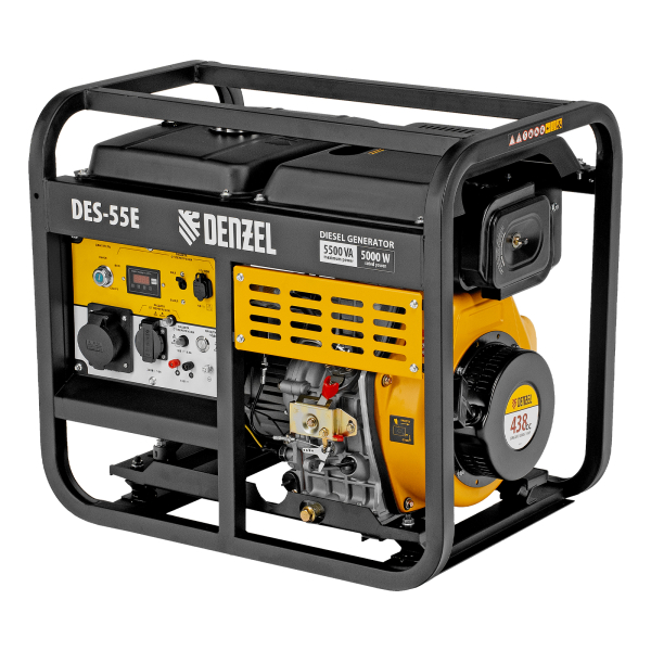 Дизельный генератор DENZEL DES-55E 94414 для дома фото