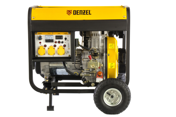 Дизельный генератор DENZEL DD6300Е 94657 переносной фото
