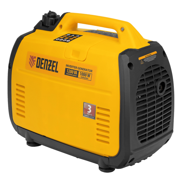 Бензиновый инверторный генератор DENZEL GT-1200iS портативный фото