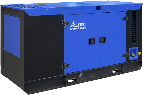 Дизельный генератор ТСС ЭД-24-Т400 с АВР в шумозащитном кожухе на прицепе 025281 2-х тактный фото