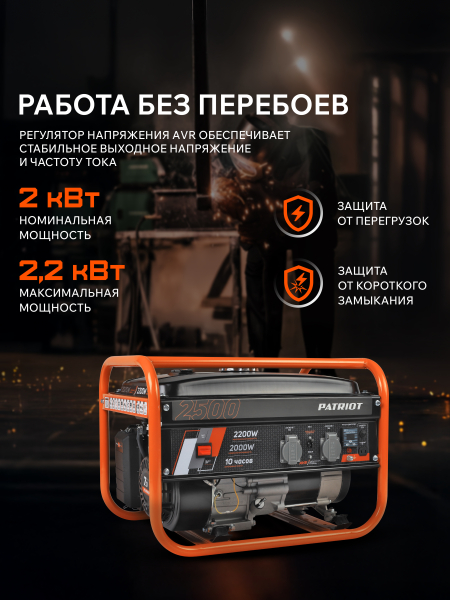 Бензиновый генератор PATRIOT GRS 2500 фото
