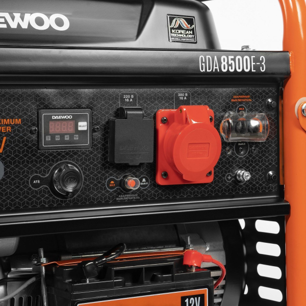 Бензиновый генератор DAEWOO GDA 8500E-3 переносной Бензиновый генератор DAEWOO GDA 8500E-3 переносной фото