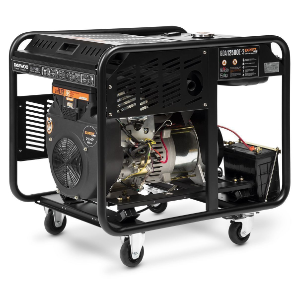 Бензиновый генератор DAEWOO GDA 12500E портативный фото