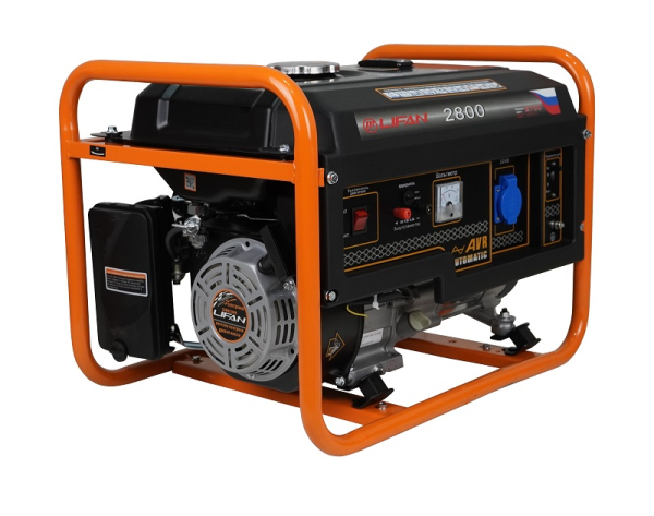 Бензиновый генератор Lifan 2.5 GF-3 (LF2800) на колесах фото