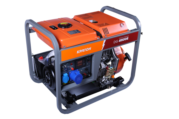 Дизельный генератор КРАТОН DG-6500E 3 08 02 027 для дачи фото