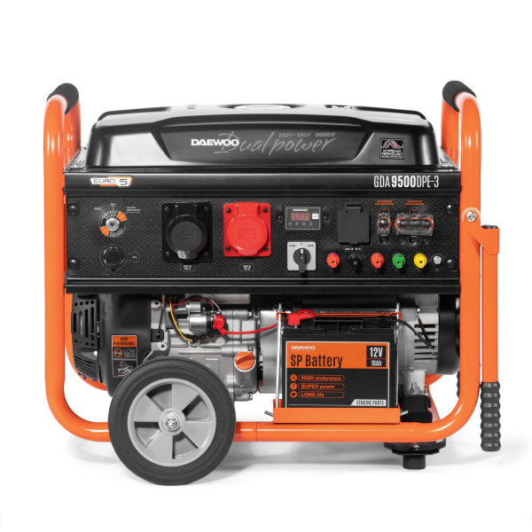 Бензиновый генератор DAEWOO GDA 9500DPE-3 портативный фото