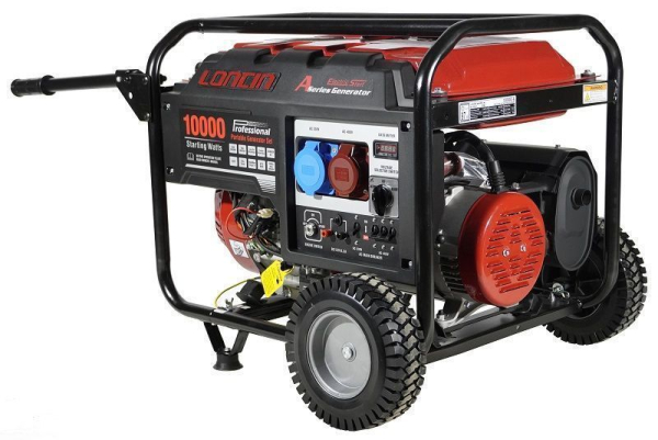 Бензиновый генератор Loncin LC10000D-AS, 3-х фазный (с мощностью без ограничений при 1-но и 3-х фазном режиме) переносной Бензиновый генератор Loncin LC10000D-AS, 3-х фазный (с мощностью без ограничений при 1-но и 3-х фазном режиме) переносной фото