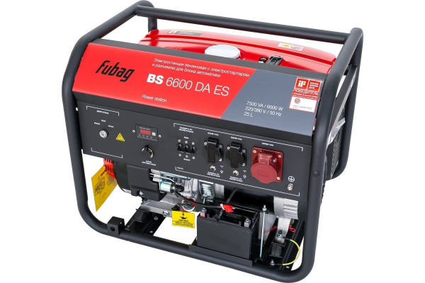 Бензиновый генератор Fubag BS 6600 DA ES для дома Бензиновый генератор Fubag BS 6600 DA ES для дома фото