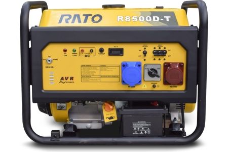 Бензиновый генератор RATO R8500D-T + колесный комплект фото