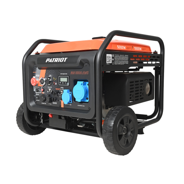Бензиновый инверторный генератор PATRIOT iGN 5500AWS для газового котла фото